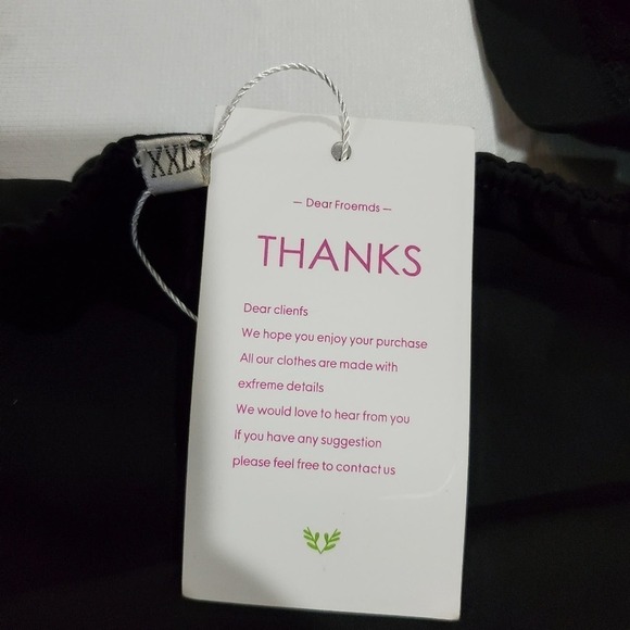 Black Ruffle Blouse Womens Size XXL Sleeveless V-Neck Lace Lightweight - Picture 8 of 10